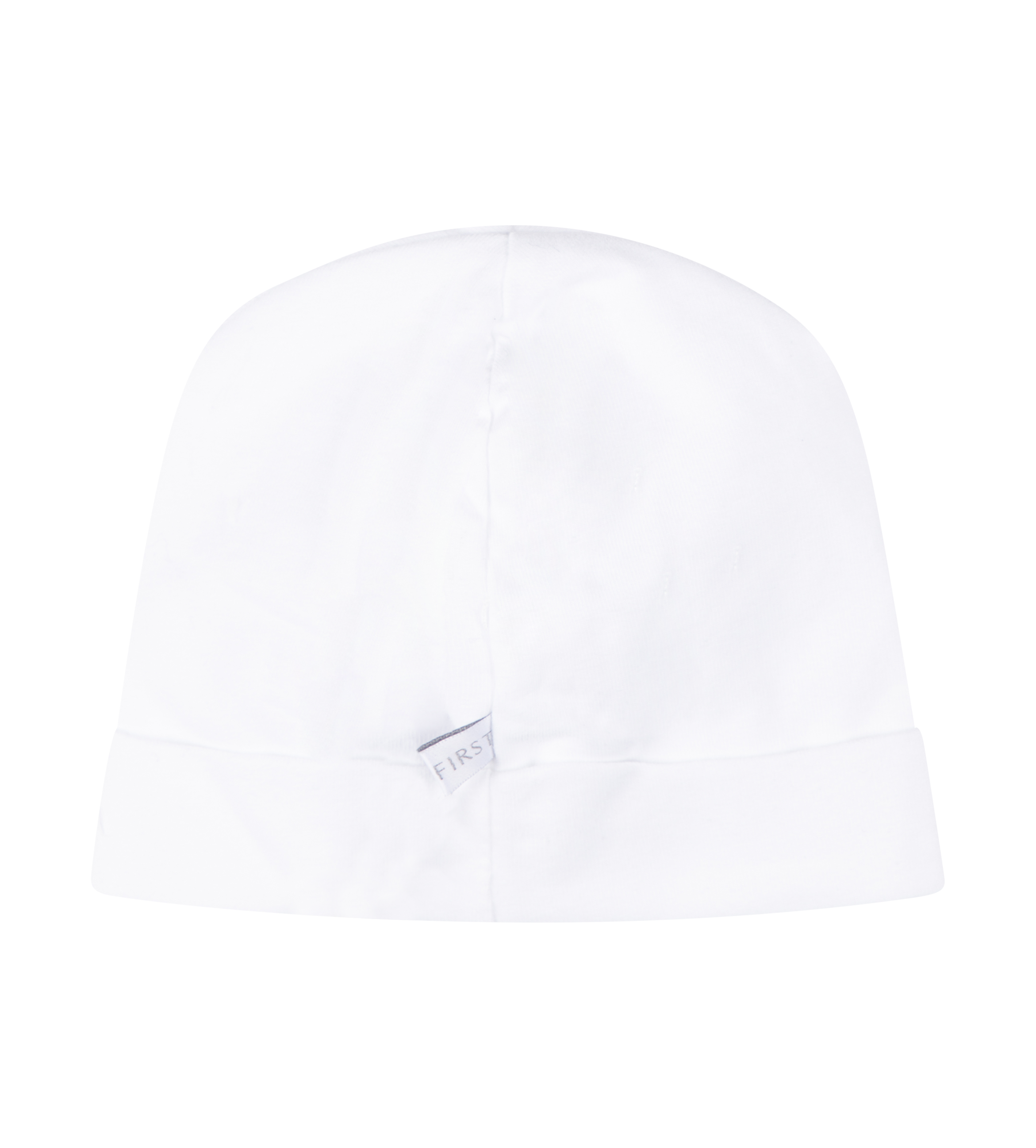 First Bonnet Fur Heart & Bow in White/Pink (Baby)