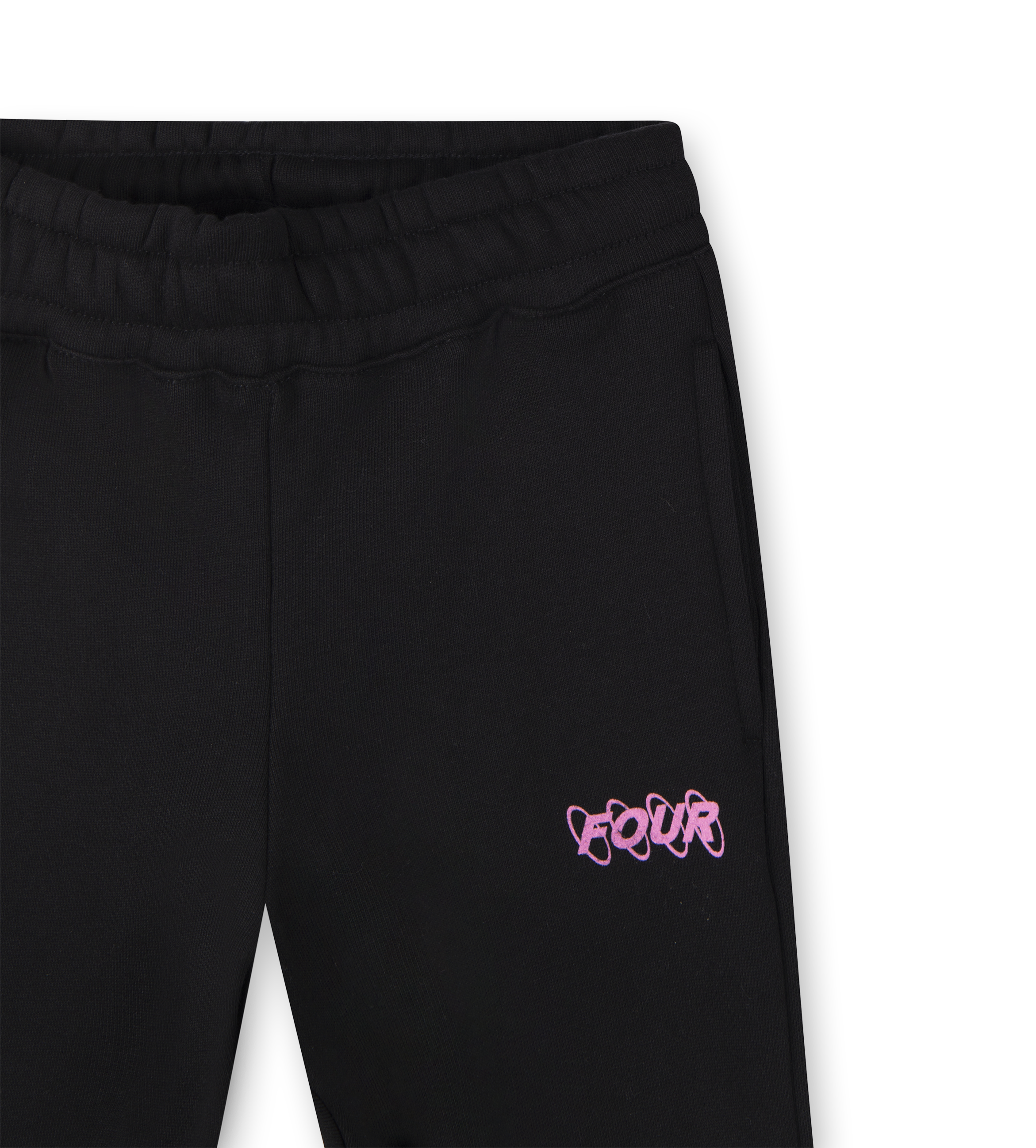 Roze Circles Logo joggingbroek zwart