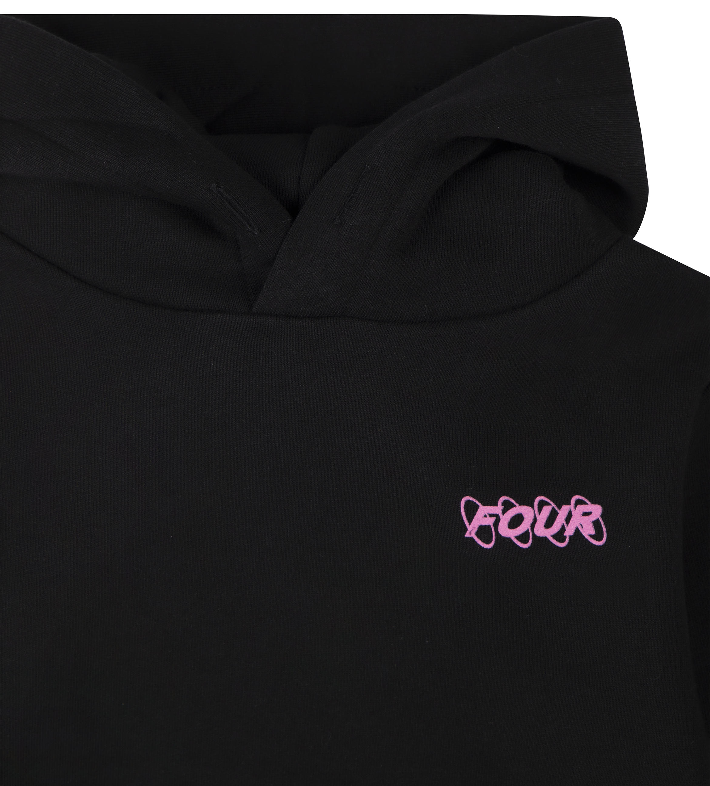 Circles Logo Hoodie Zwart/Roze