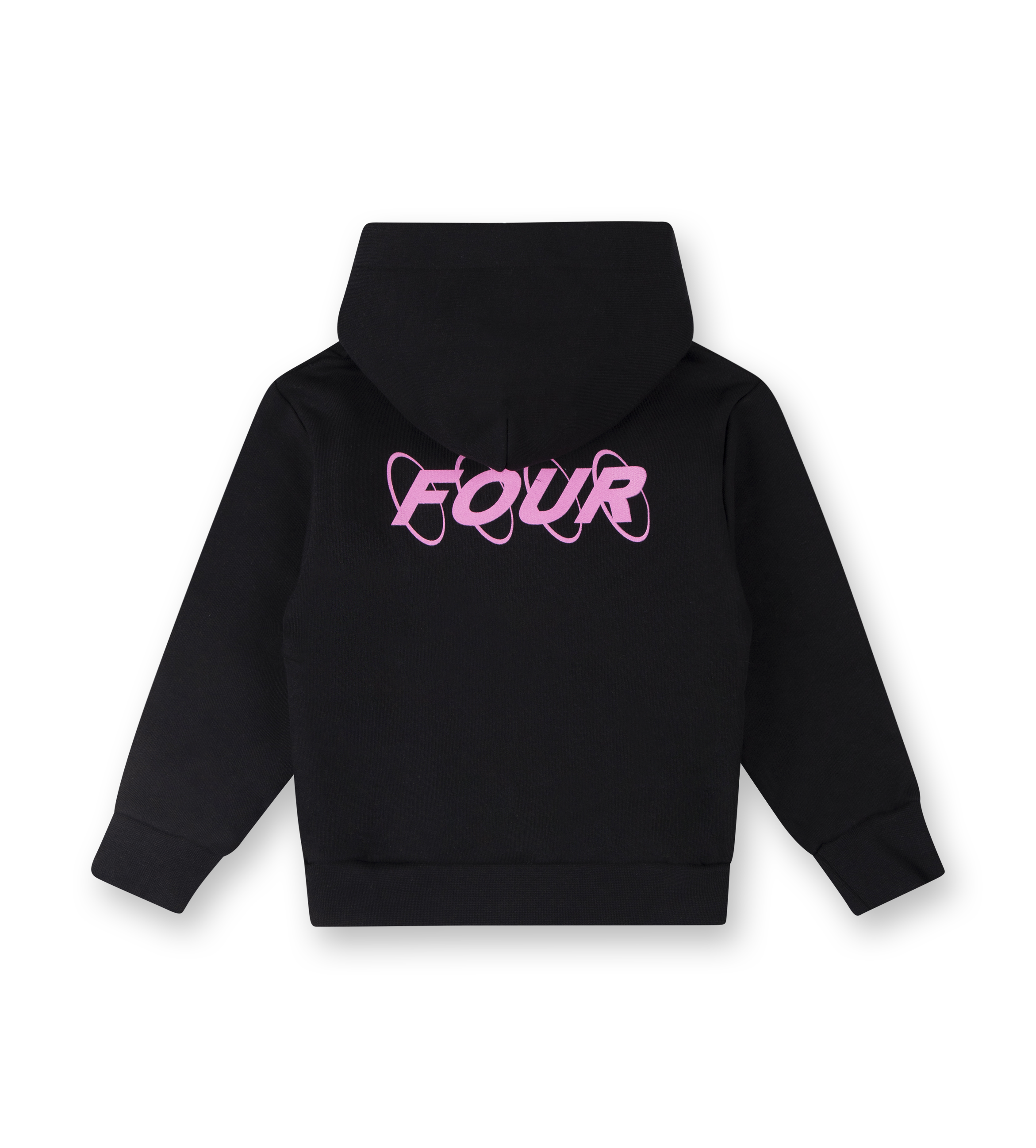Circles Logo Hoodie Zwart/Roze