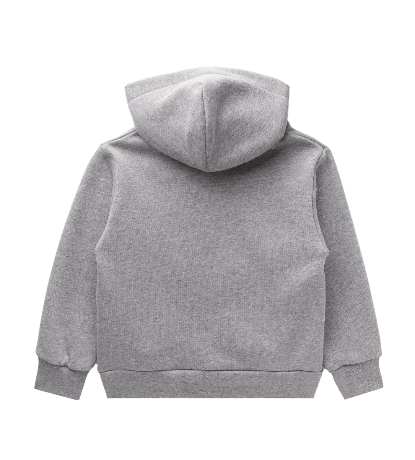 Logo Zip up Hoodie Melange Grijs