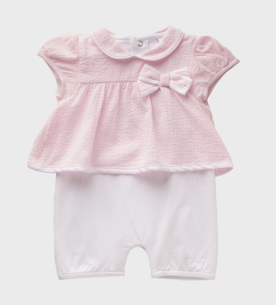Baby Set with Bow Pink