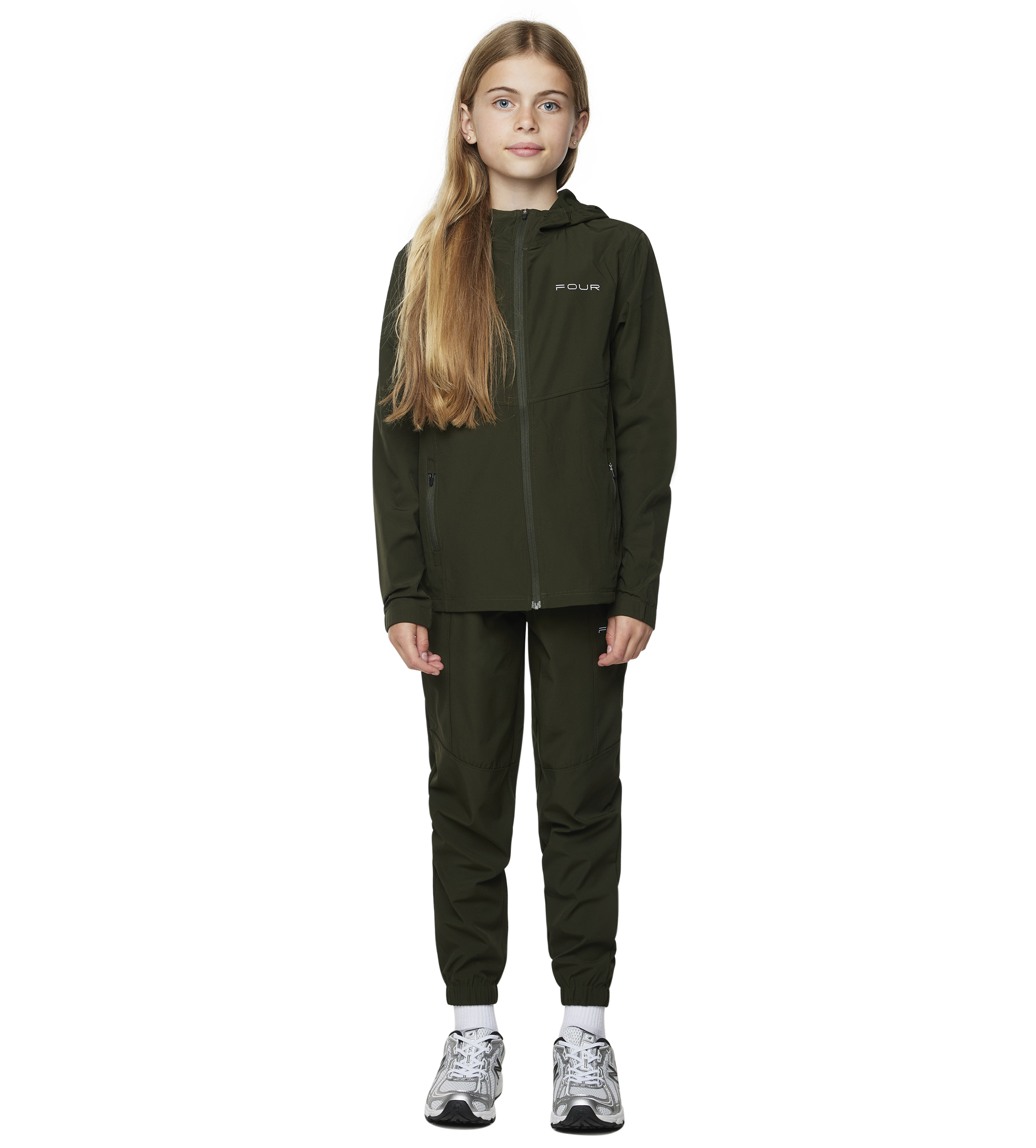 Sportswear trainingsjack legergroen