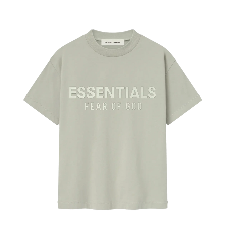 Essentials Classic Crewneck Tee in Abbey Stone (Kids)