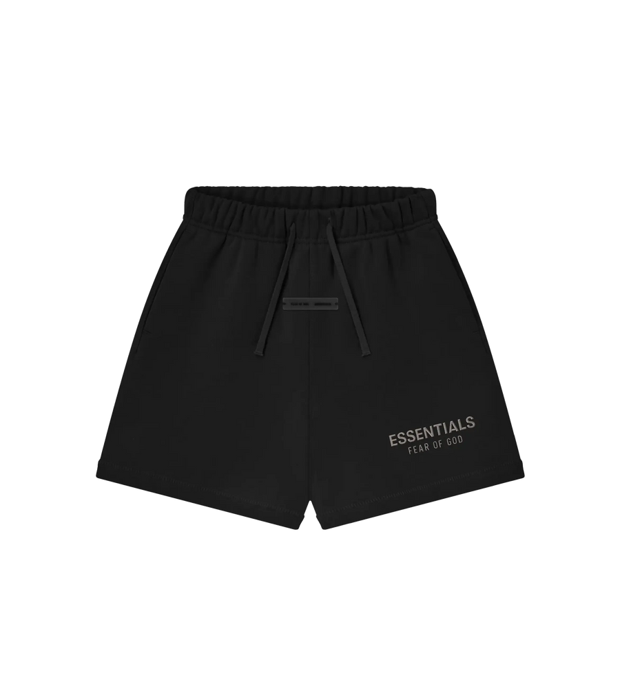 Essentials Fleece Soccer Shorts in Jet Black (Kids)