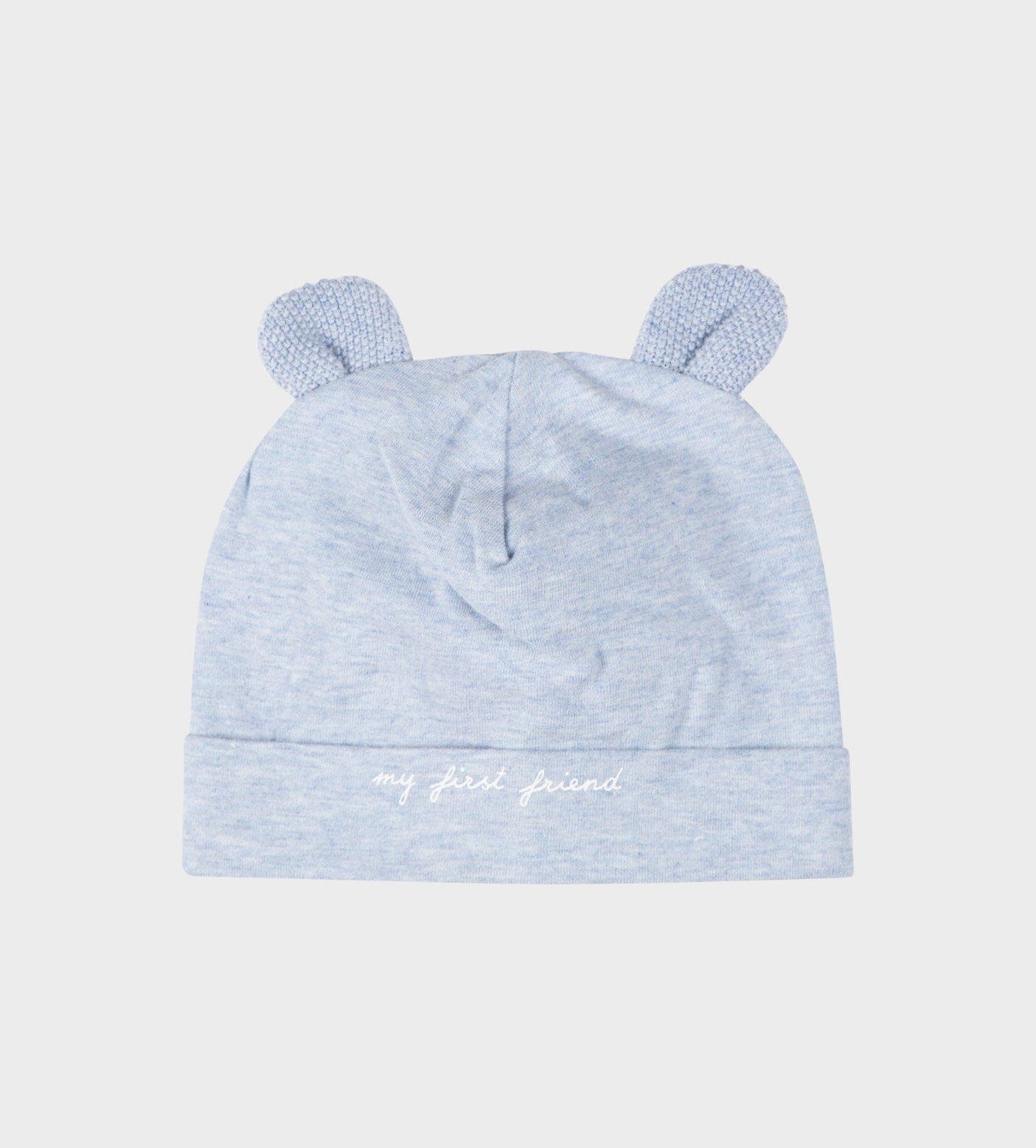 First Teddy Bear Ears Hat in Blue (Baby)