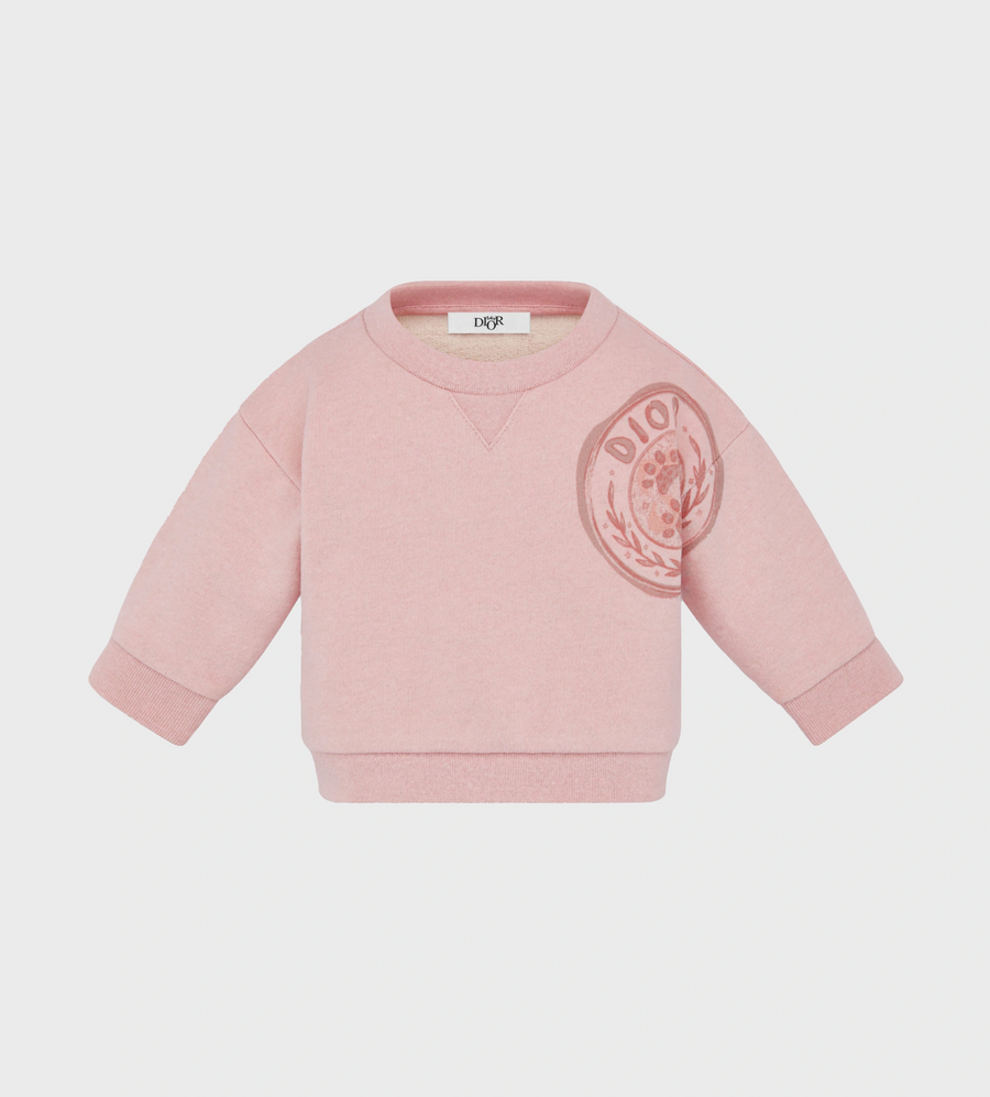 Sweater with Print Pink