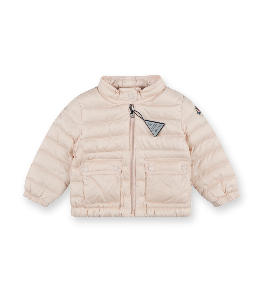 Moncler Lans Hooded Jacket in Light Beige (Baby)
