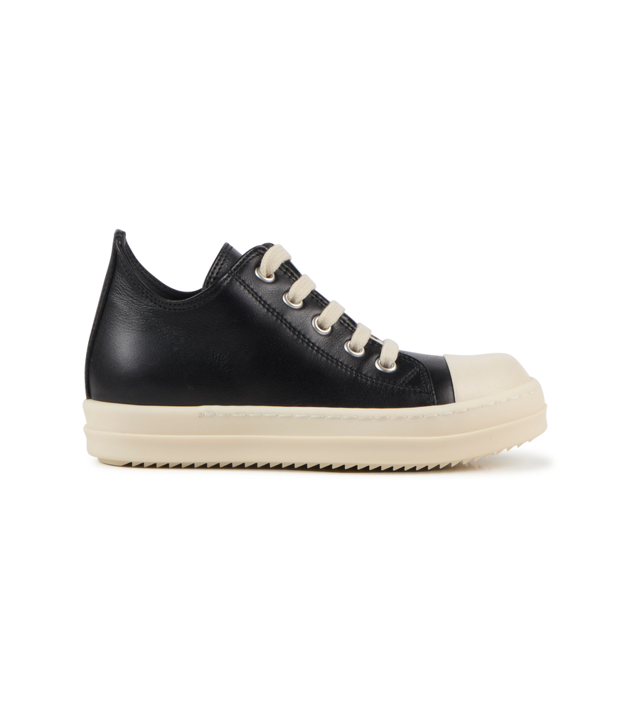 Rick Owens Lido Low Sneakers in Black (GS)