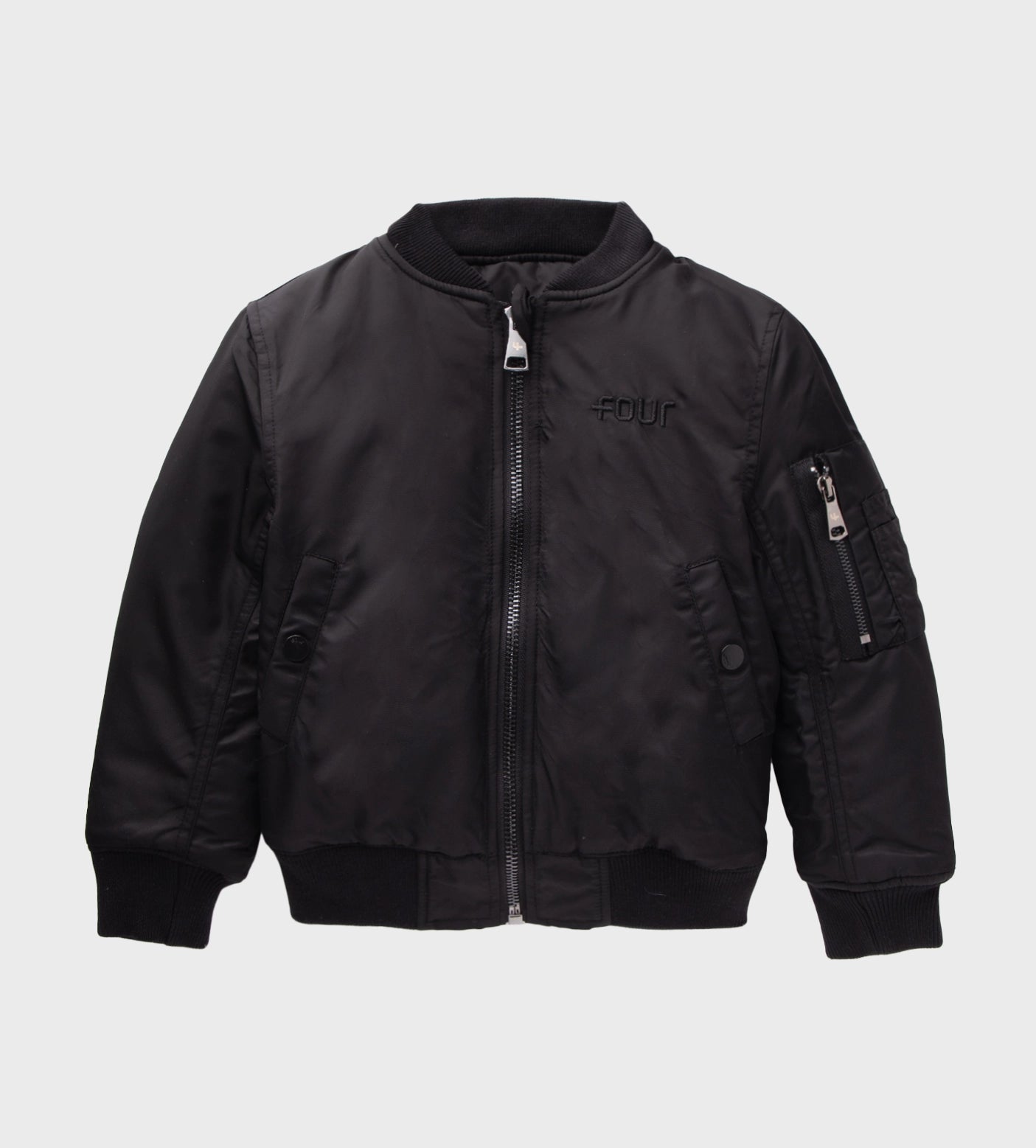 Reversible Bomber Jacket All Black