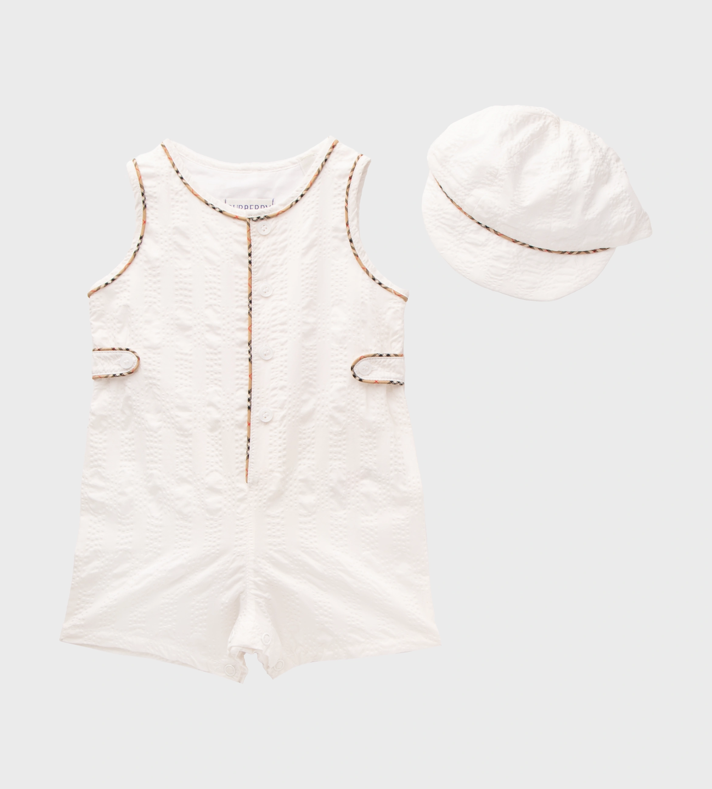 Burberry Cotton Two-piece Gift Set in White