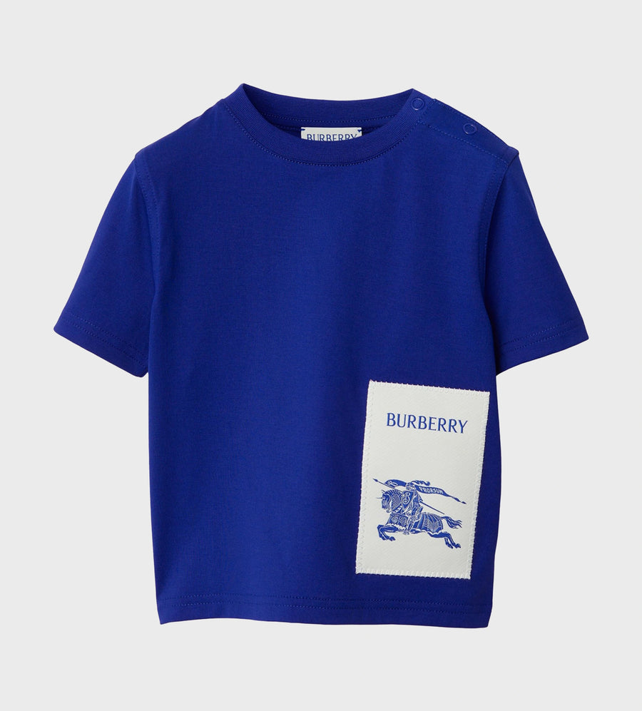 Baby Knight Logo Patch T-Shirt Blue