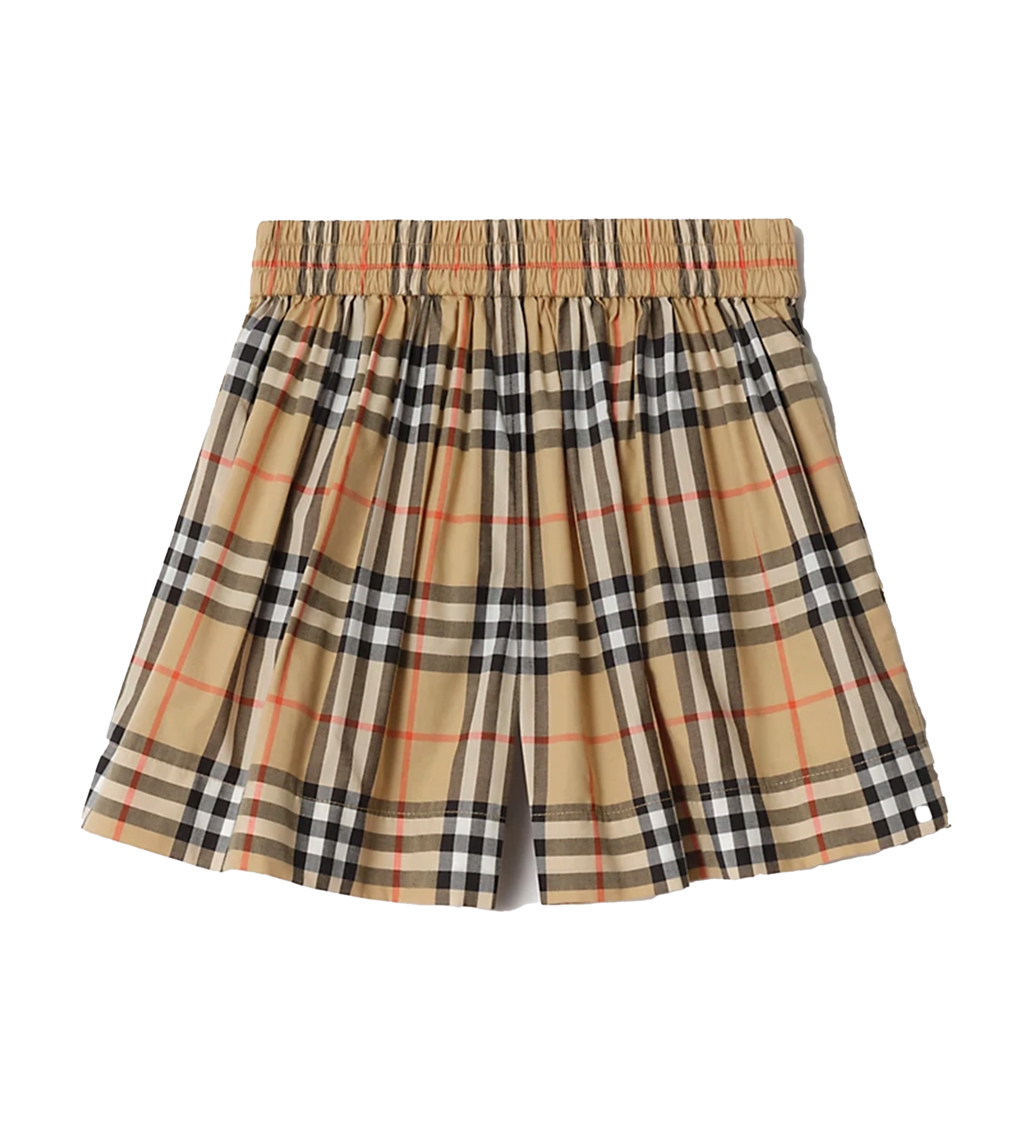 Burberry Controleer Katoen Shorts in Zandbeige (Kinderen)