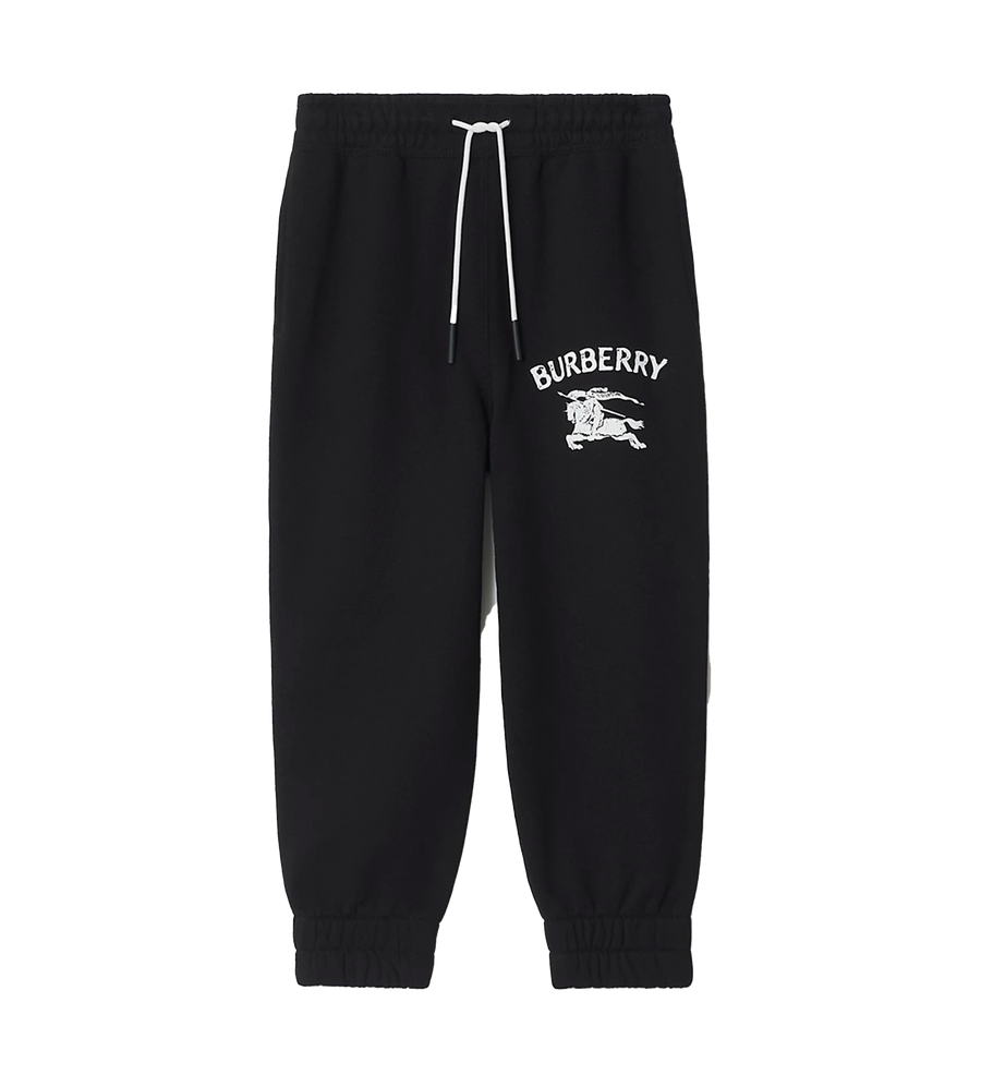 Burberry EKD Cotton Jogging Pants in Black & White (Kids)