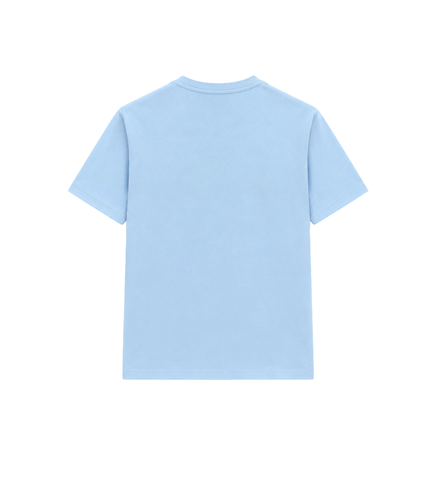 Kids Palmboom embleem T-shirt met korte mouwen blauw