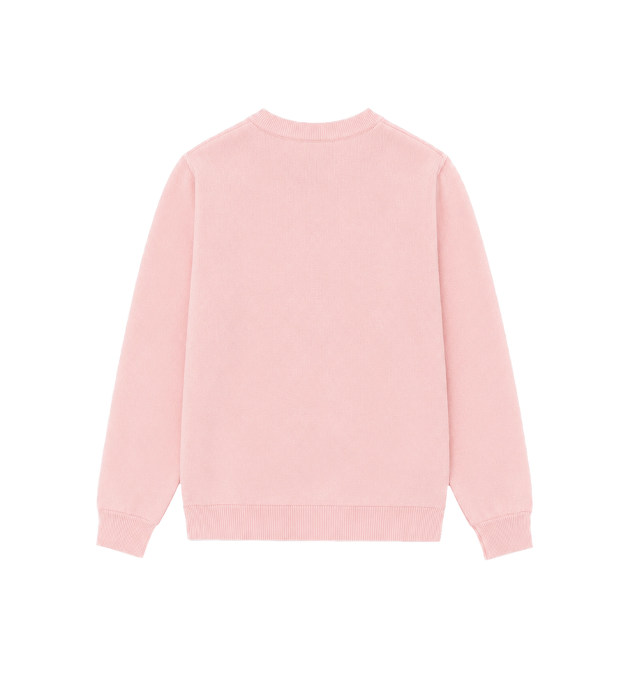Kids Gestapelde logo trui roze