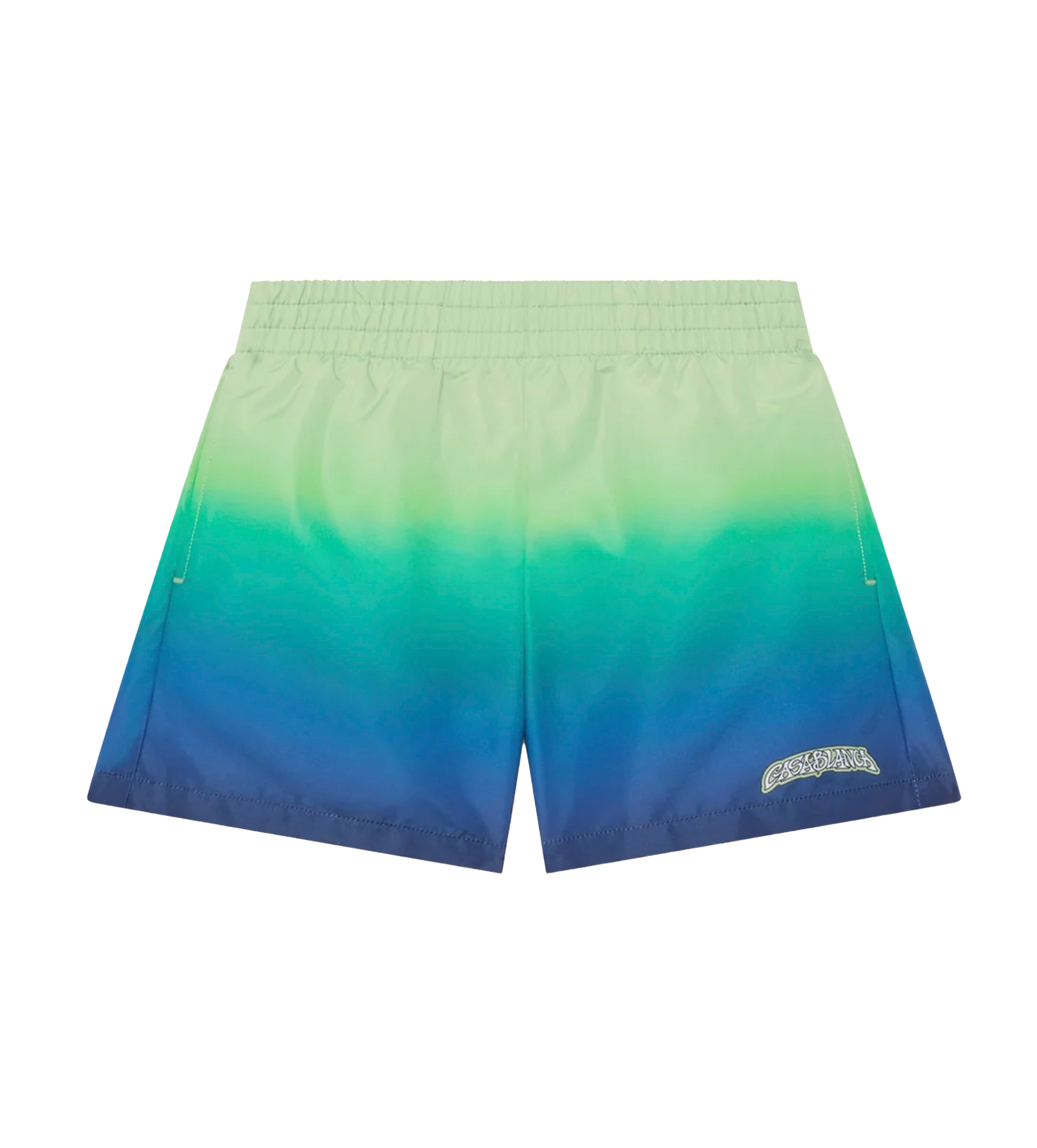 Casablanca Gradiënt-zwemshort in groen-blauw veelkleurig (Kinderen)