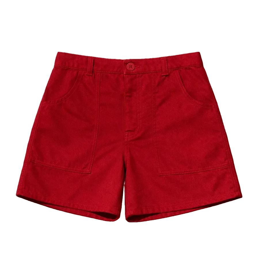 Gucci Children’s Cotton Canvas Shorts in Red