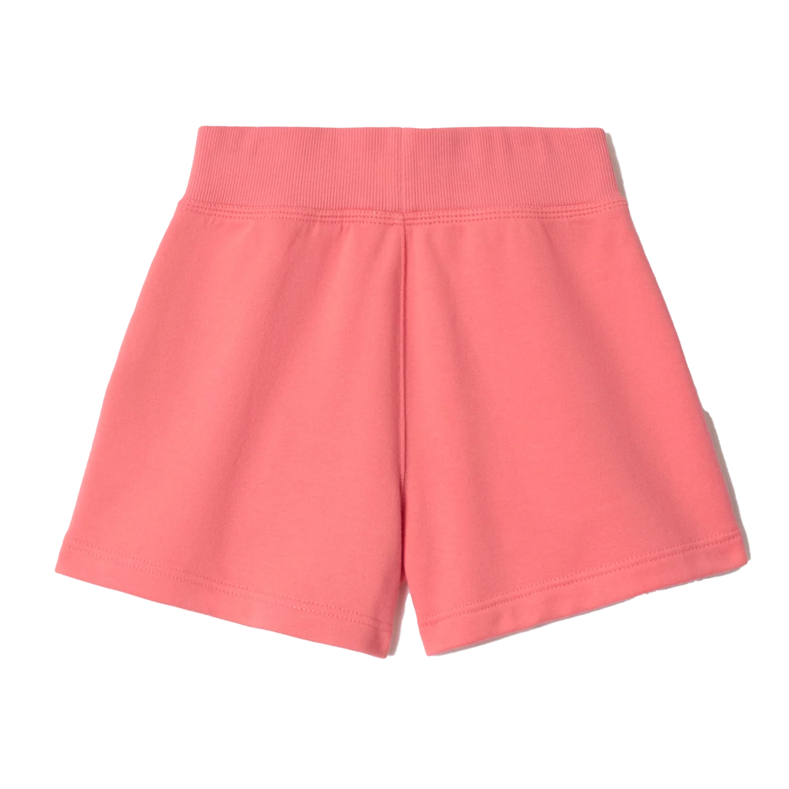 Burberry Check Trim Cotton Shorts in Pale Hibiscus (Kids)