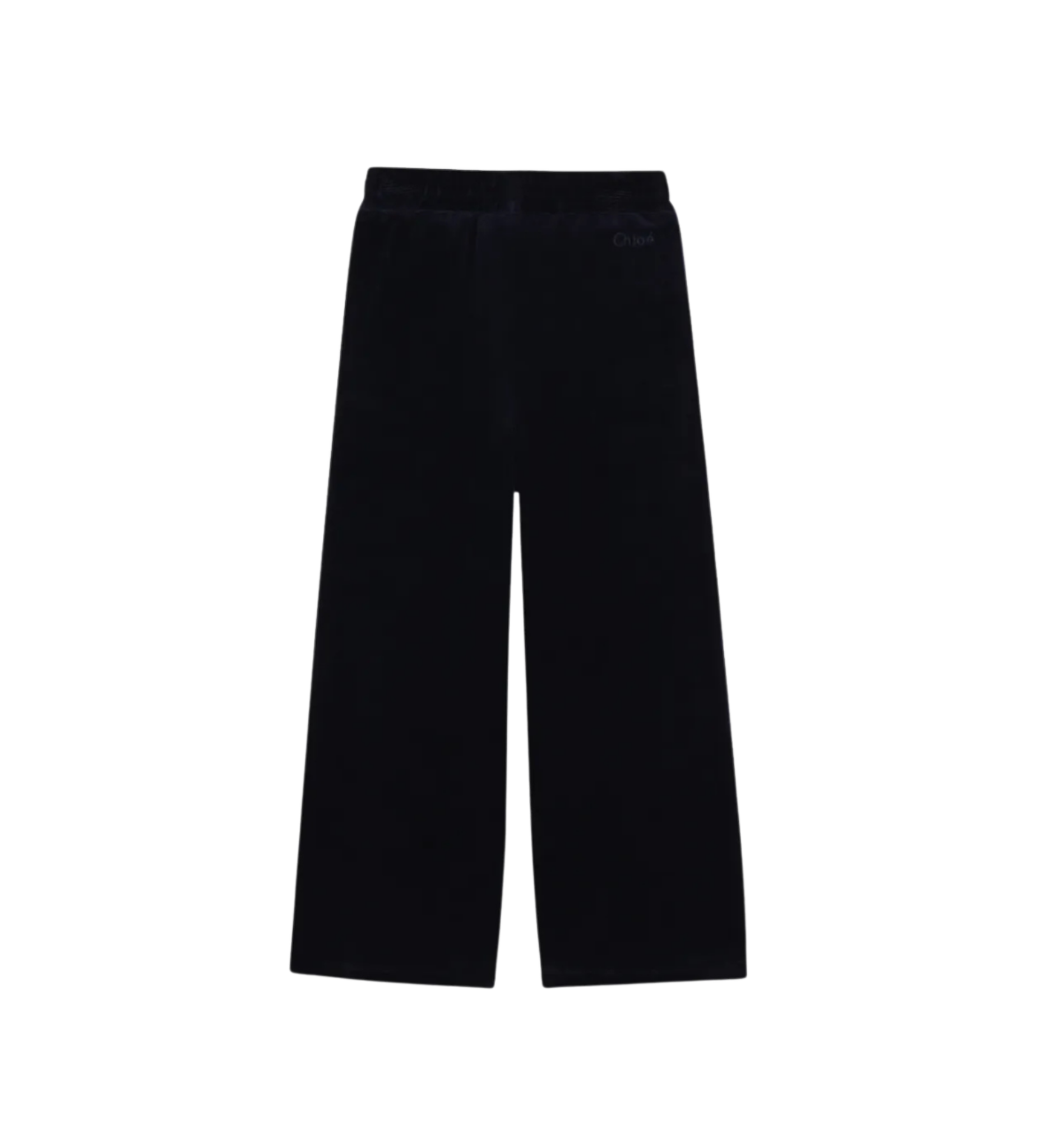 Kids Velvet Trainingsbroek Marineblauw