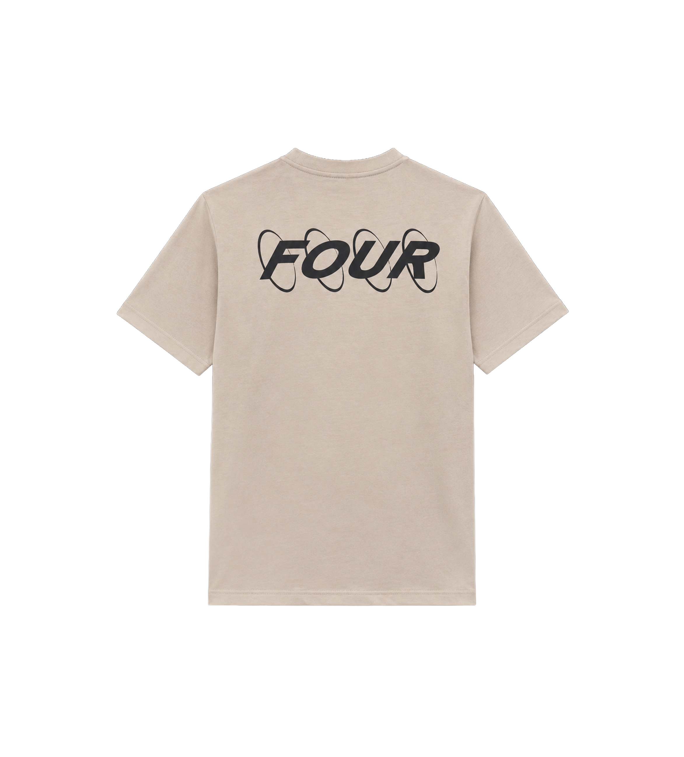 Circles Logo T-shirt Vintage Kaki