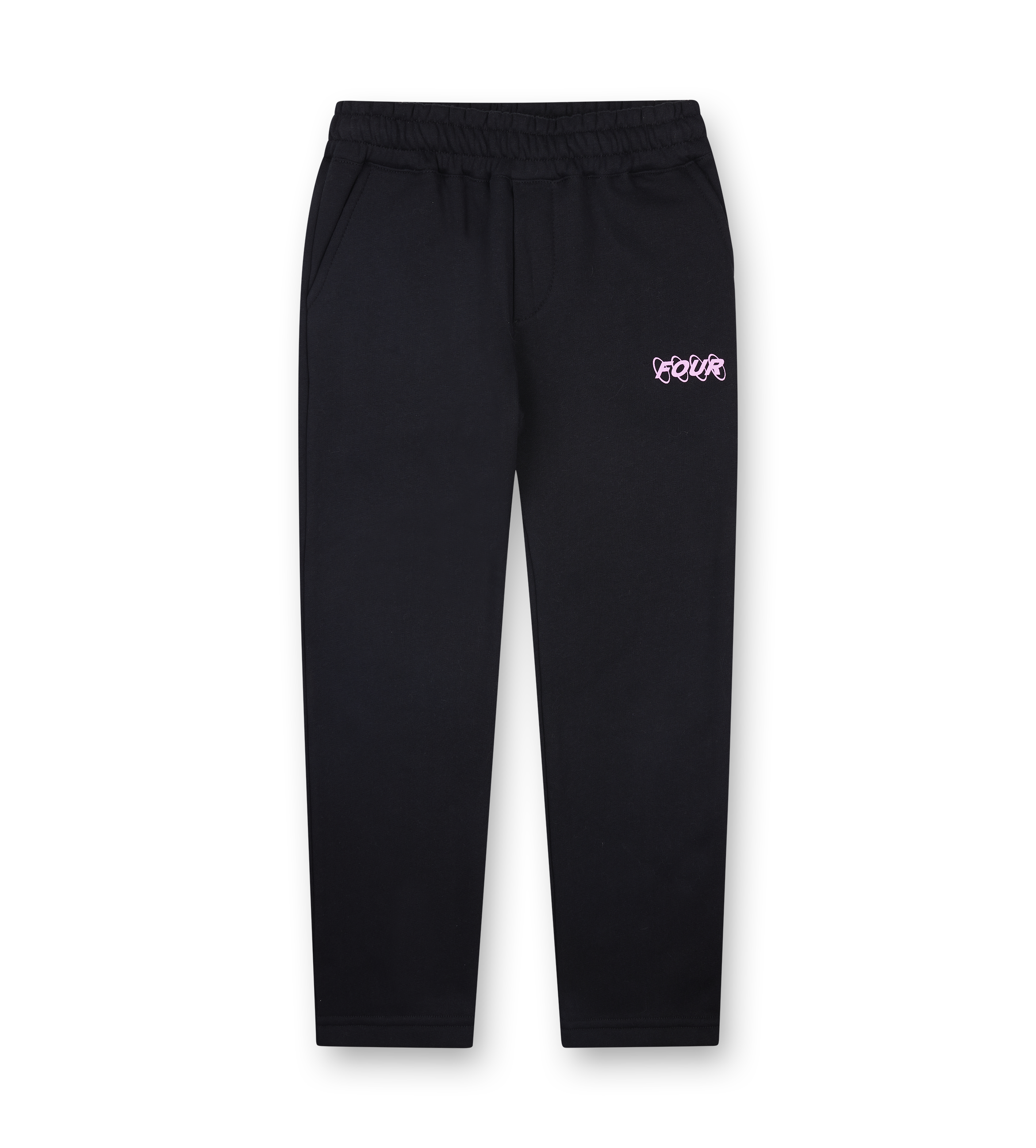 Circles Straight Leg Black/ Pink