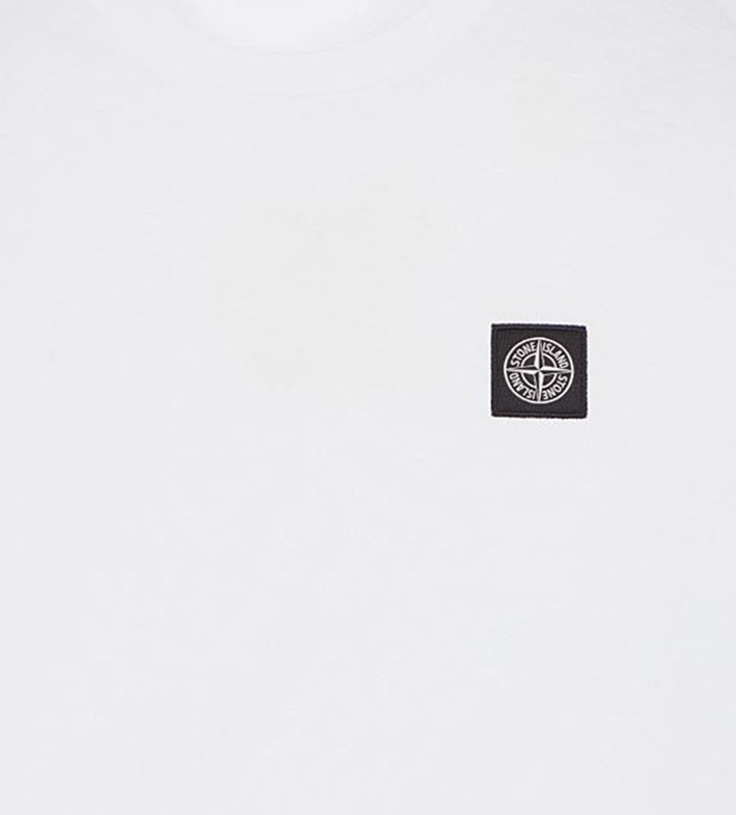 Stone Island Kompas Patch T-shirt Wit