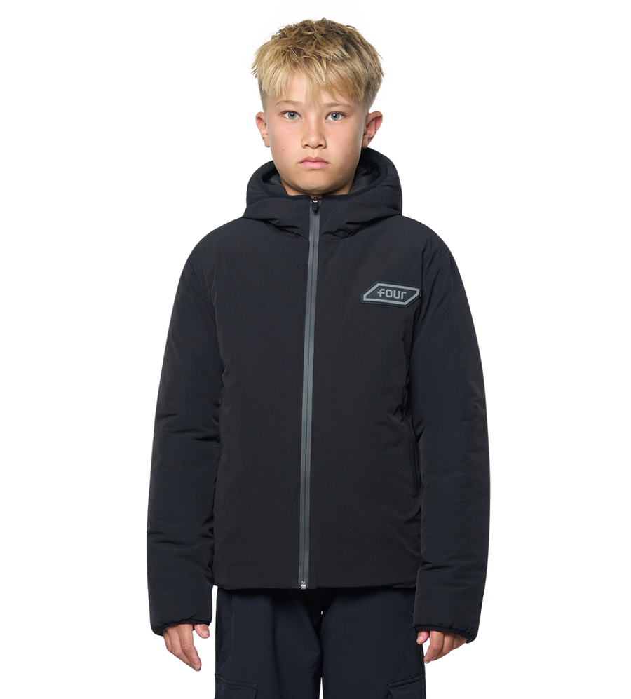 Square Logo Inbetween Jacket Black