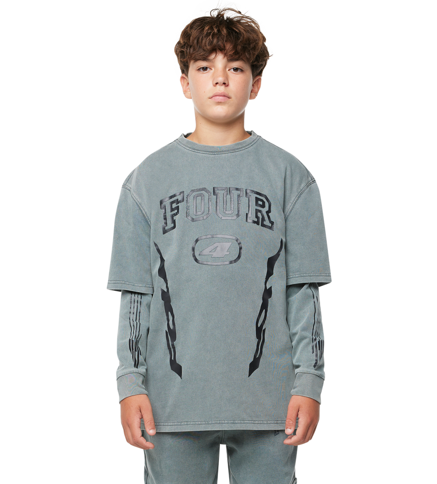 Arch DL longsleeve Washed Grijs