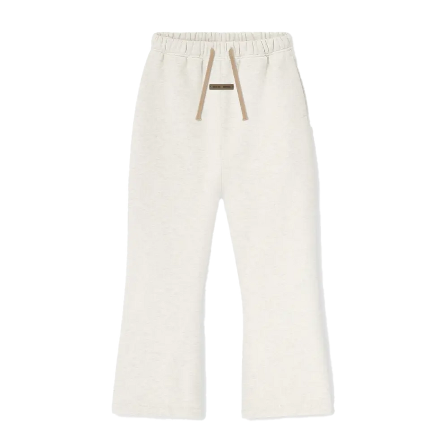 White pants with a drawstring on a white background