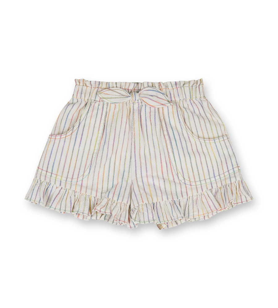 Zimmerman Rhiannon Denim Shorts Rainbow Stripe