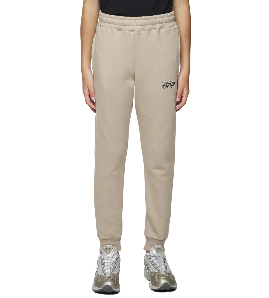 Circles Logo Sweatpants Vintage Khaki