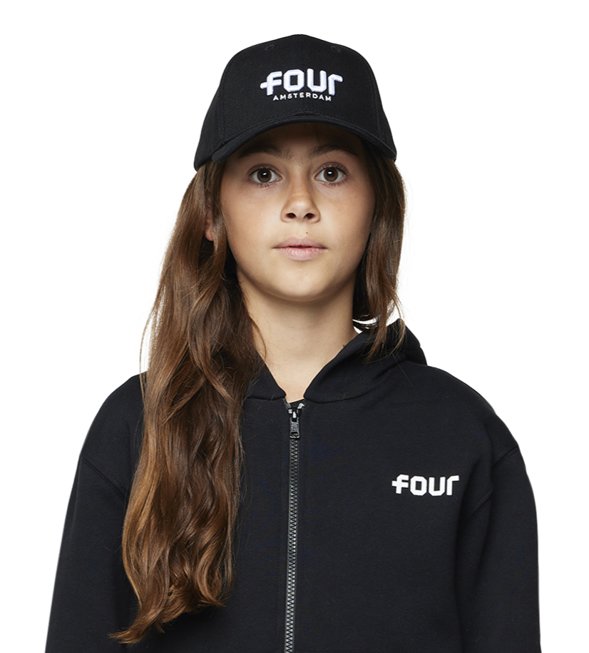 Four Logo Cap Black