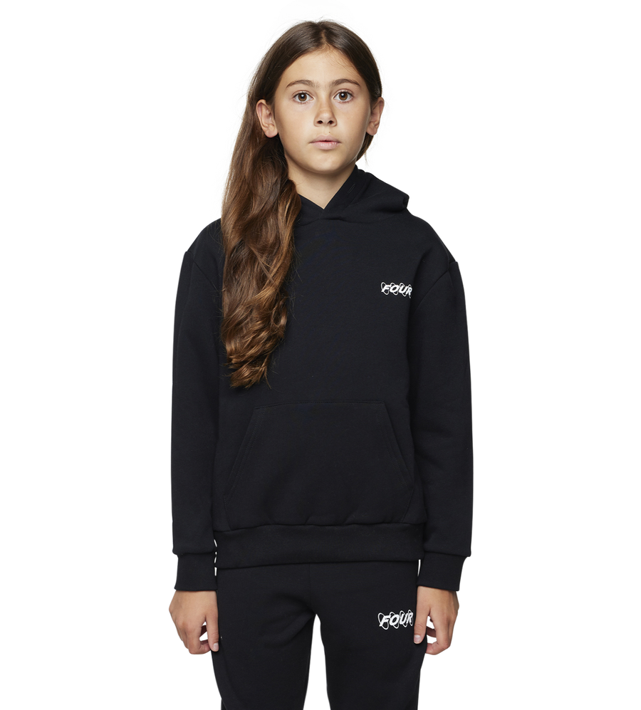 Circles Logo Hoodie Black