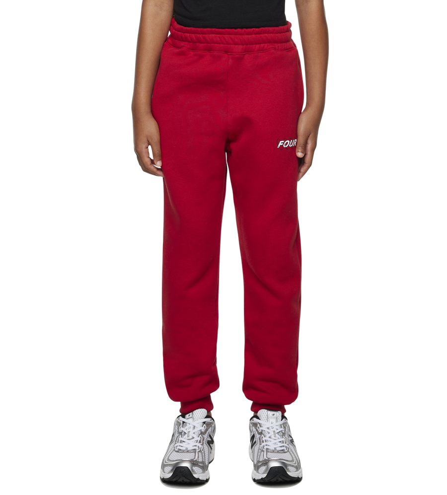 Circles Sweatpants Red/ White