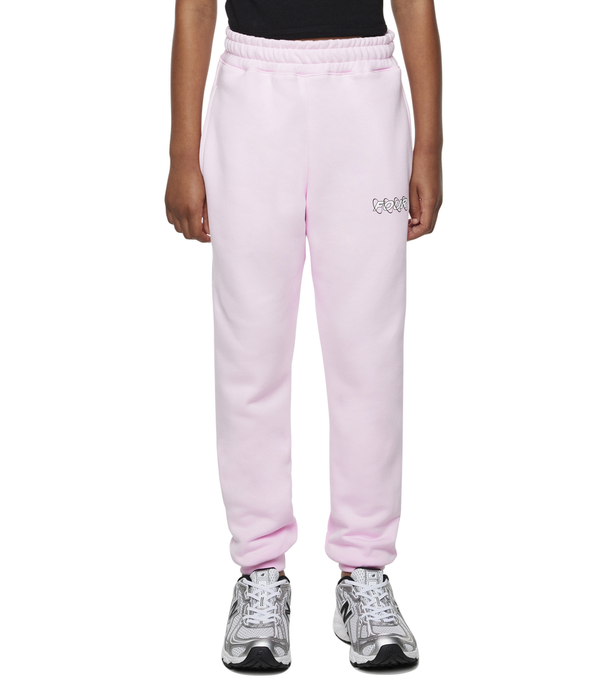 Circles Sweatpants Soft Pink/ White