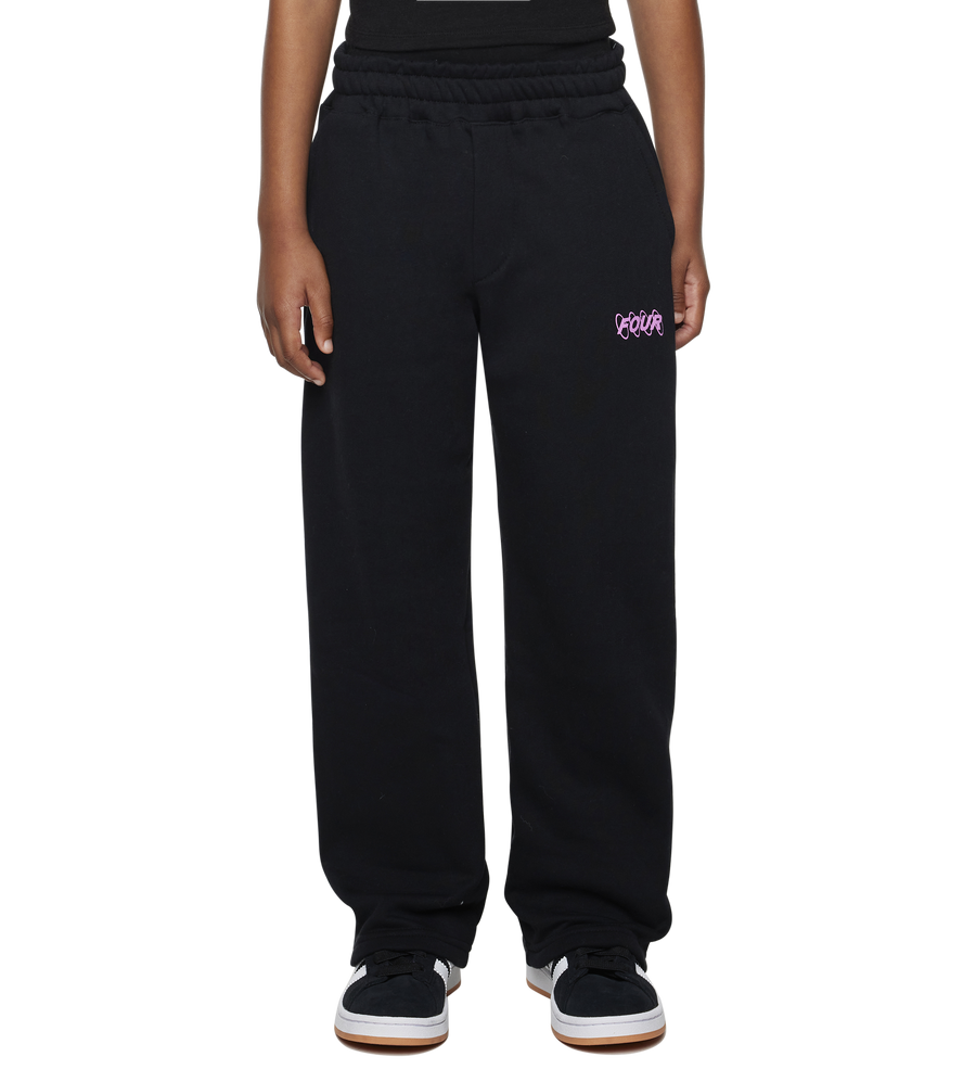 Circles Straight Leg Black/ Pink