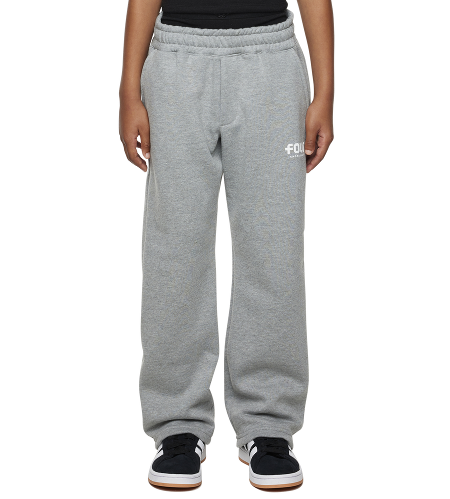 Logo Straight Leg Grey Melange