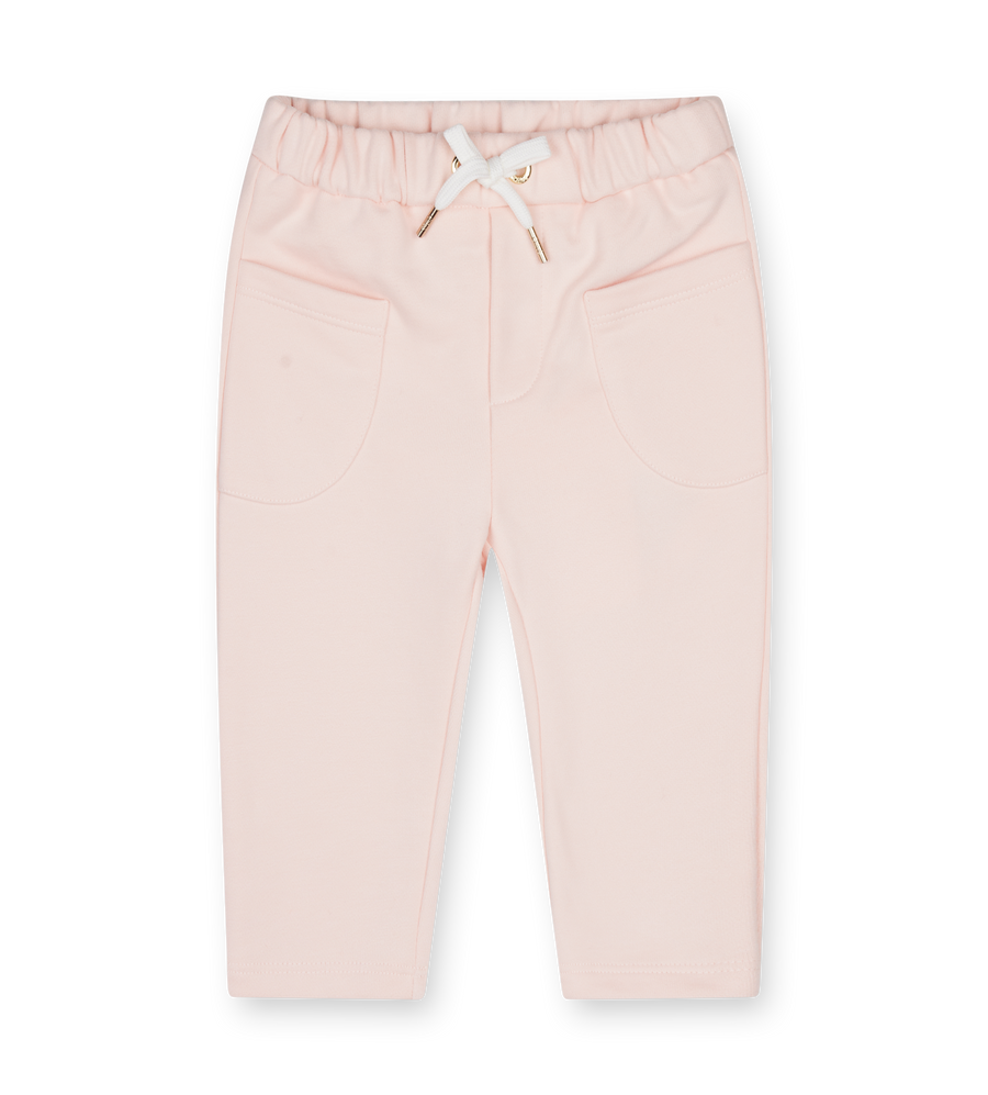 Chloé Kids Cotton Trousers in Pink (Baby)