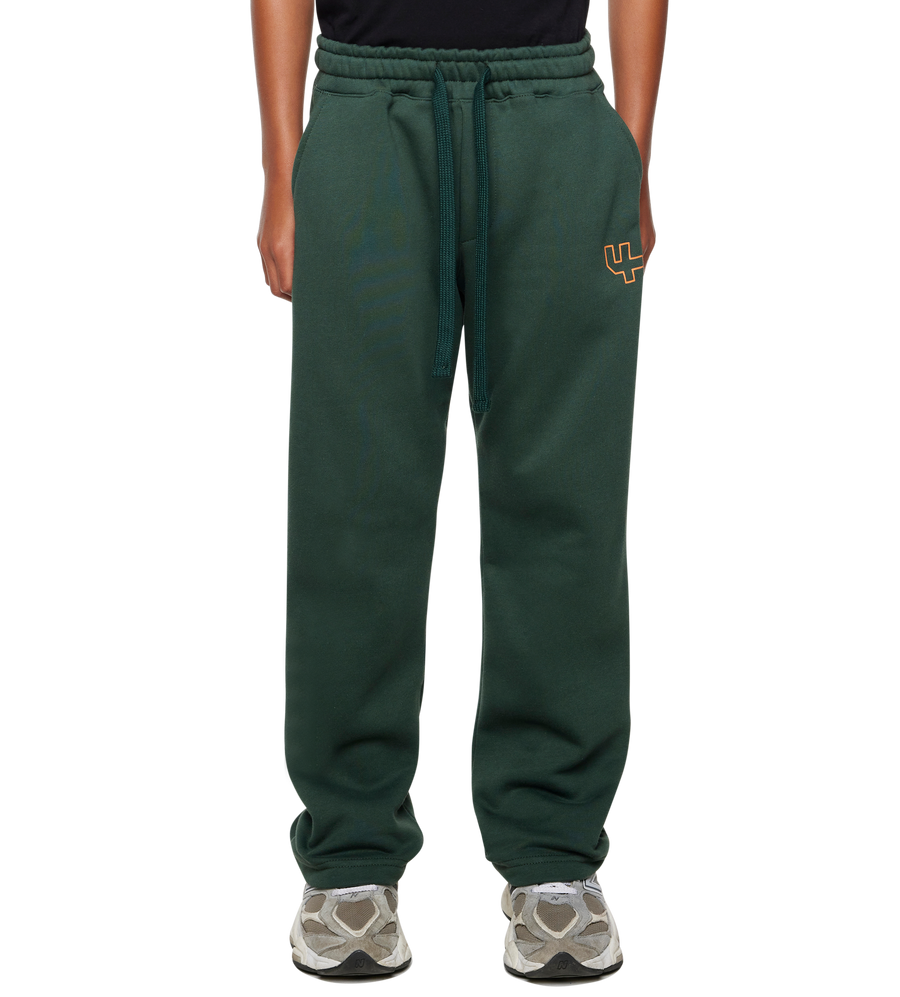 Outline Straight Leg Deep Forest/ Dusty Orange