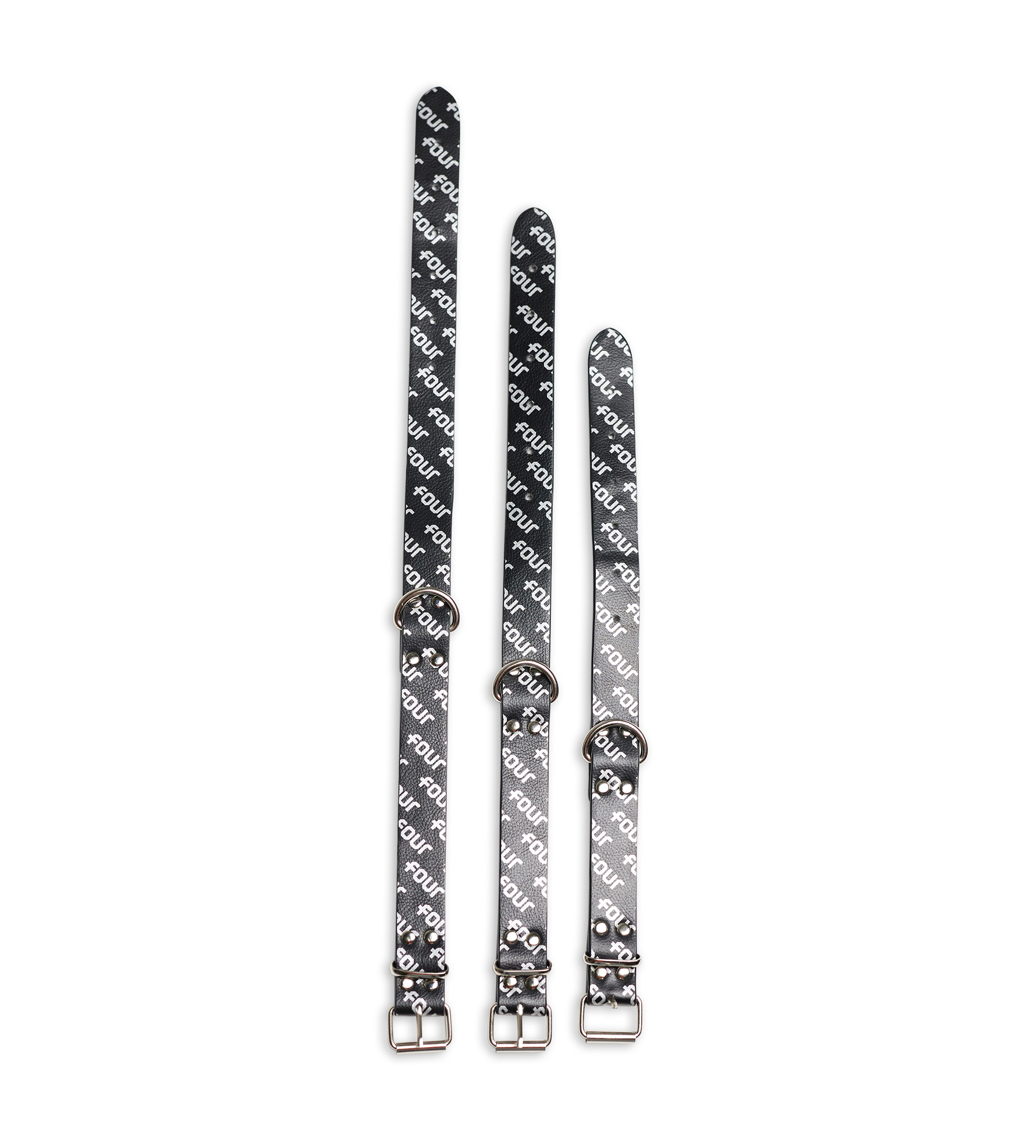 FOUR Huisdierenhalsband Zwart