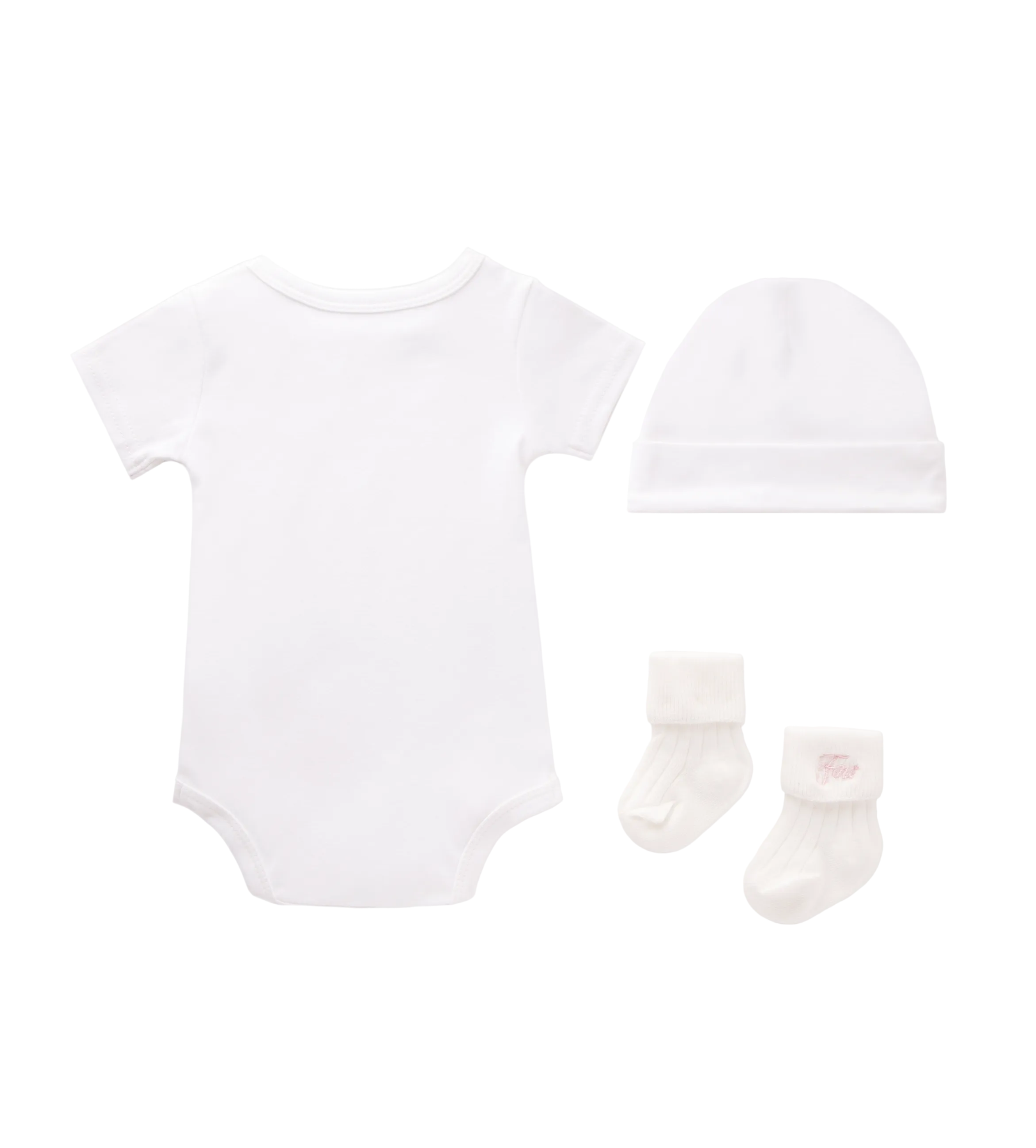 Babycadeauset (babypakje, mutsje en sokken) Wit