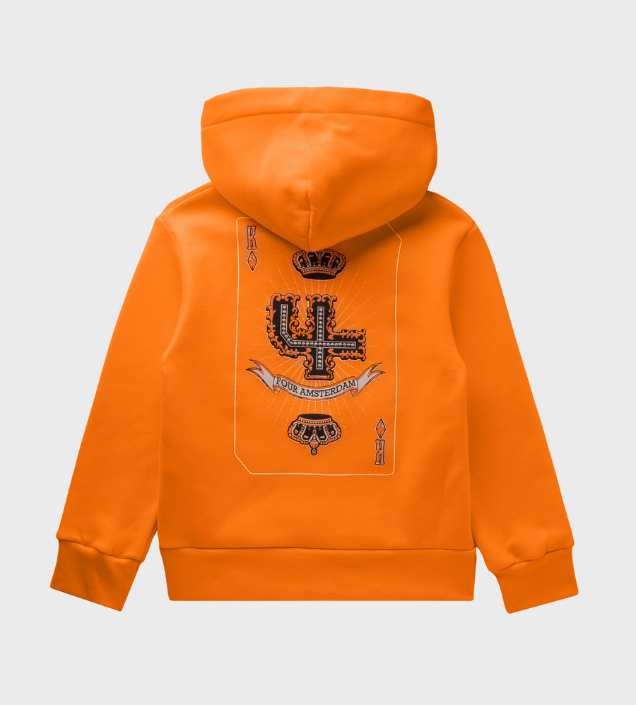 Logo Hoodie Orange/Black