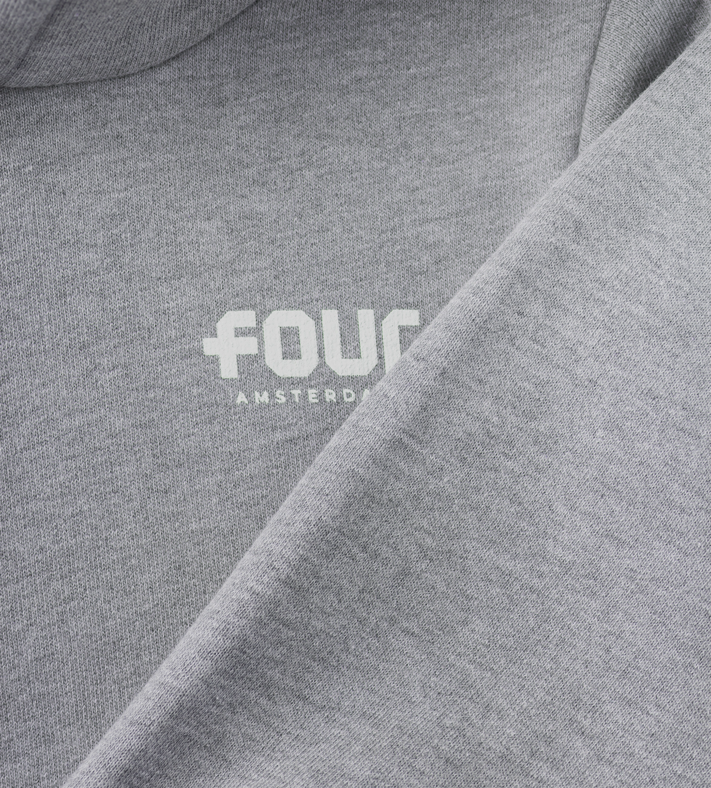 Logo hoodie grijs
