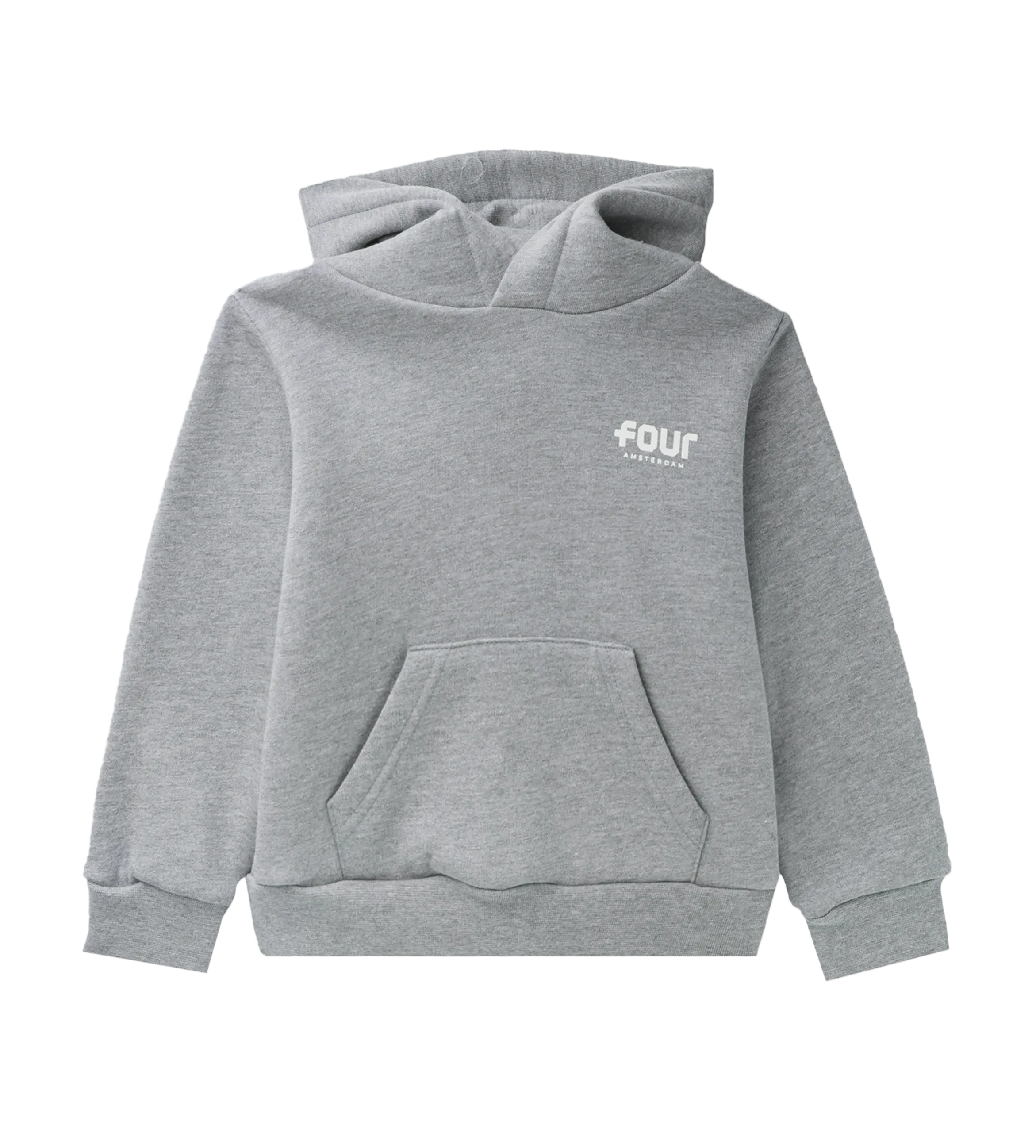 Logo hoodie grijs