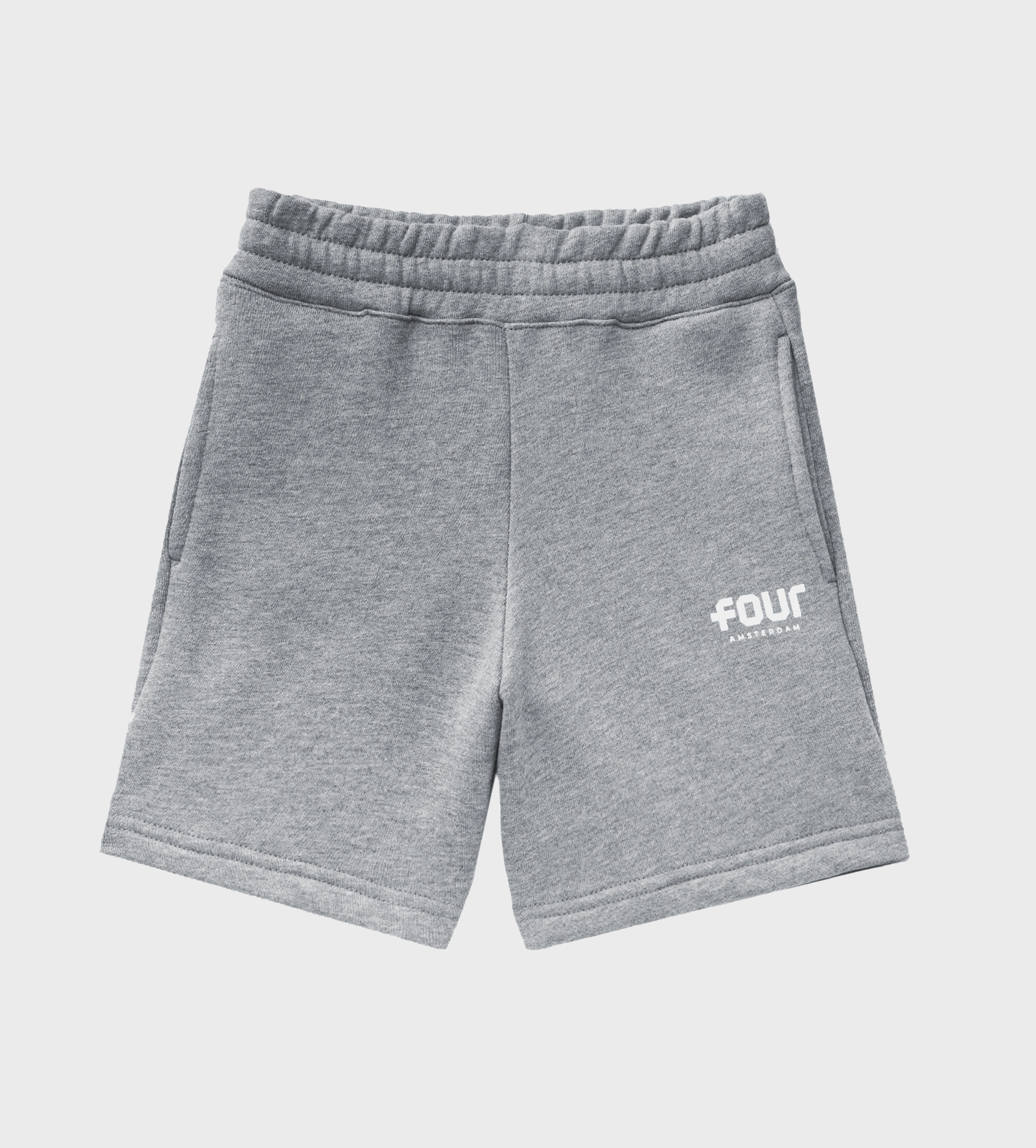 Logo Shorts Grijs gemêleerd