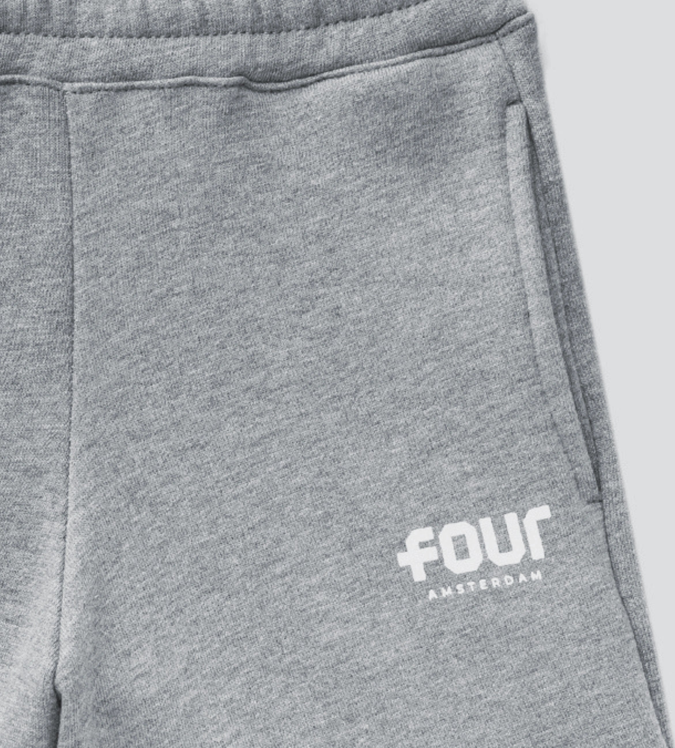 Logo Shorts Grijs gemêleerd