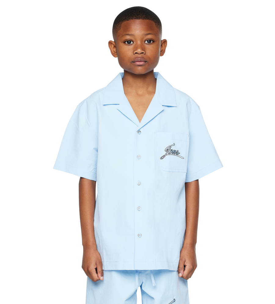 Script SS Shirt in Ballad Blue