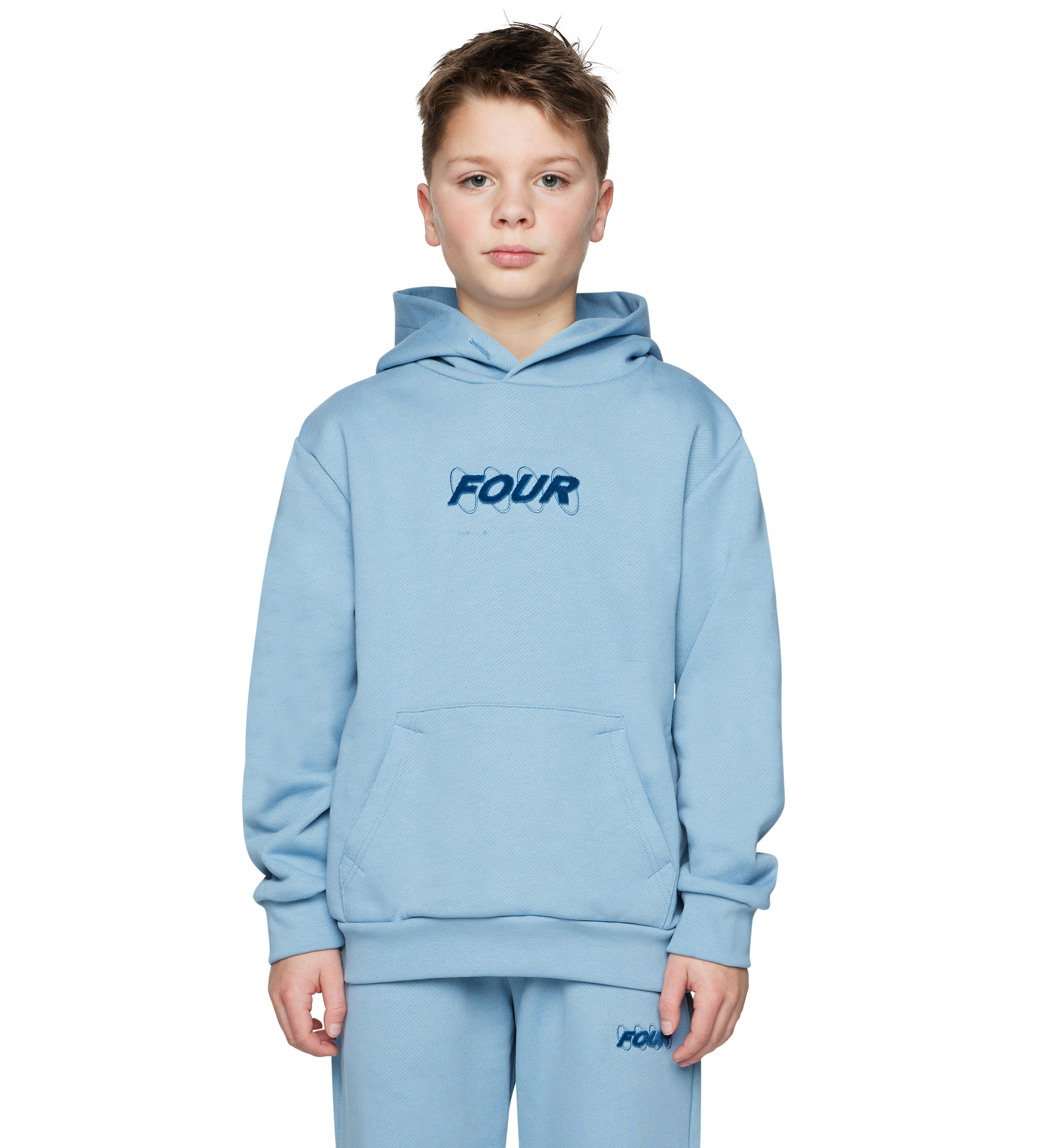 Soft Circles Capuchon Faded Denim