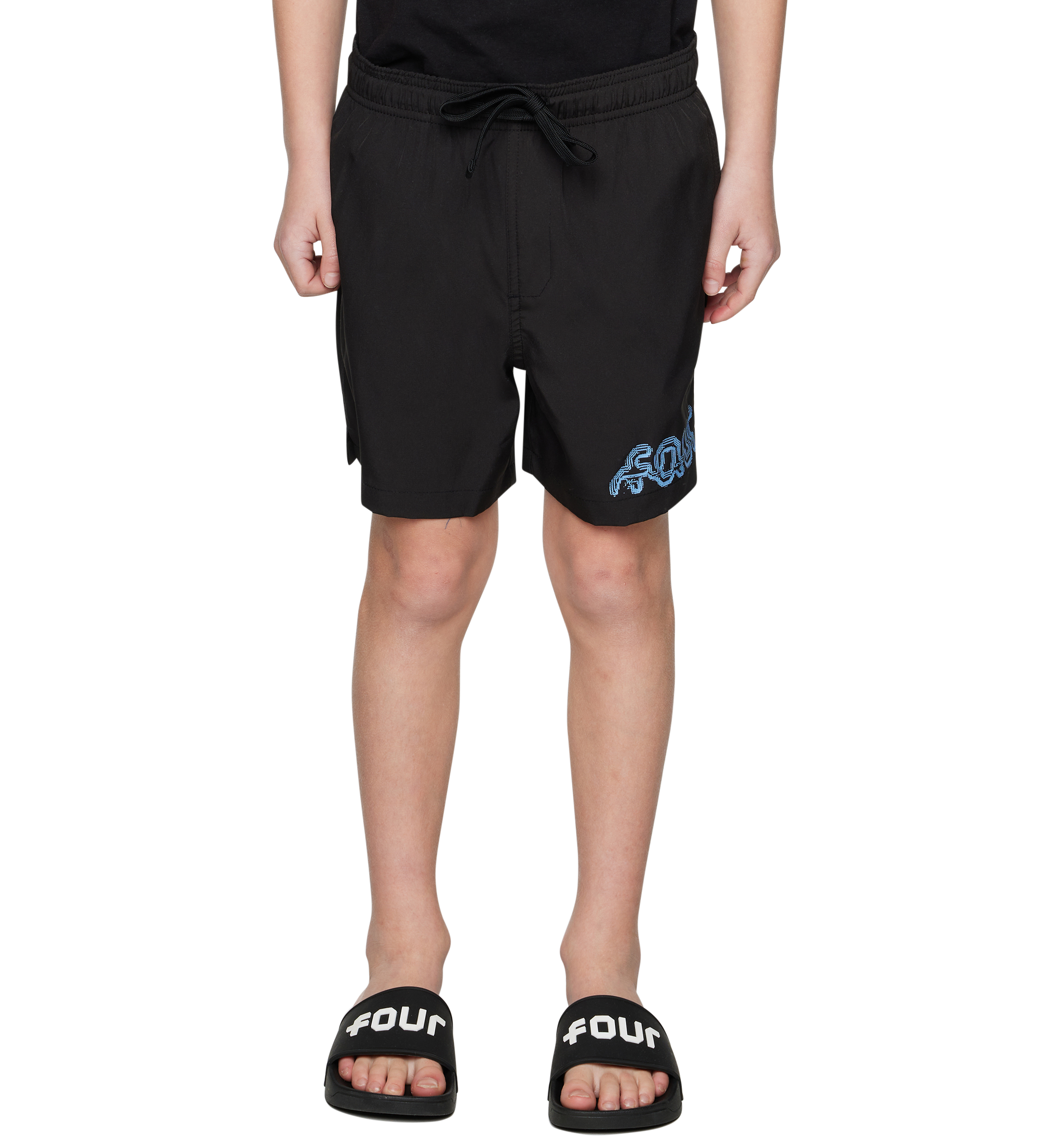 Glitch Swim Shorts Black
